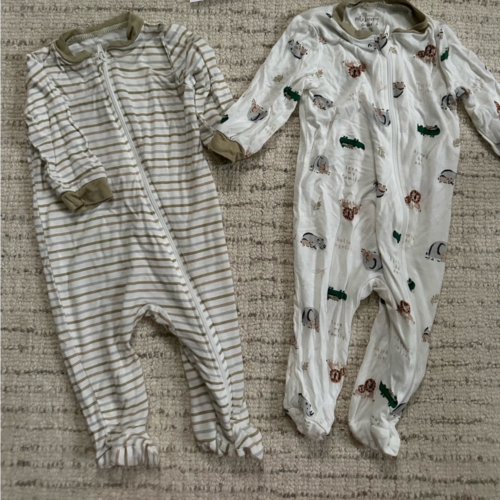 Milkberry Sleepers 0-3 bundle of 2